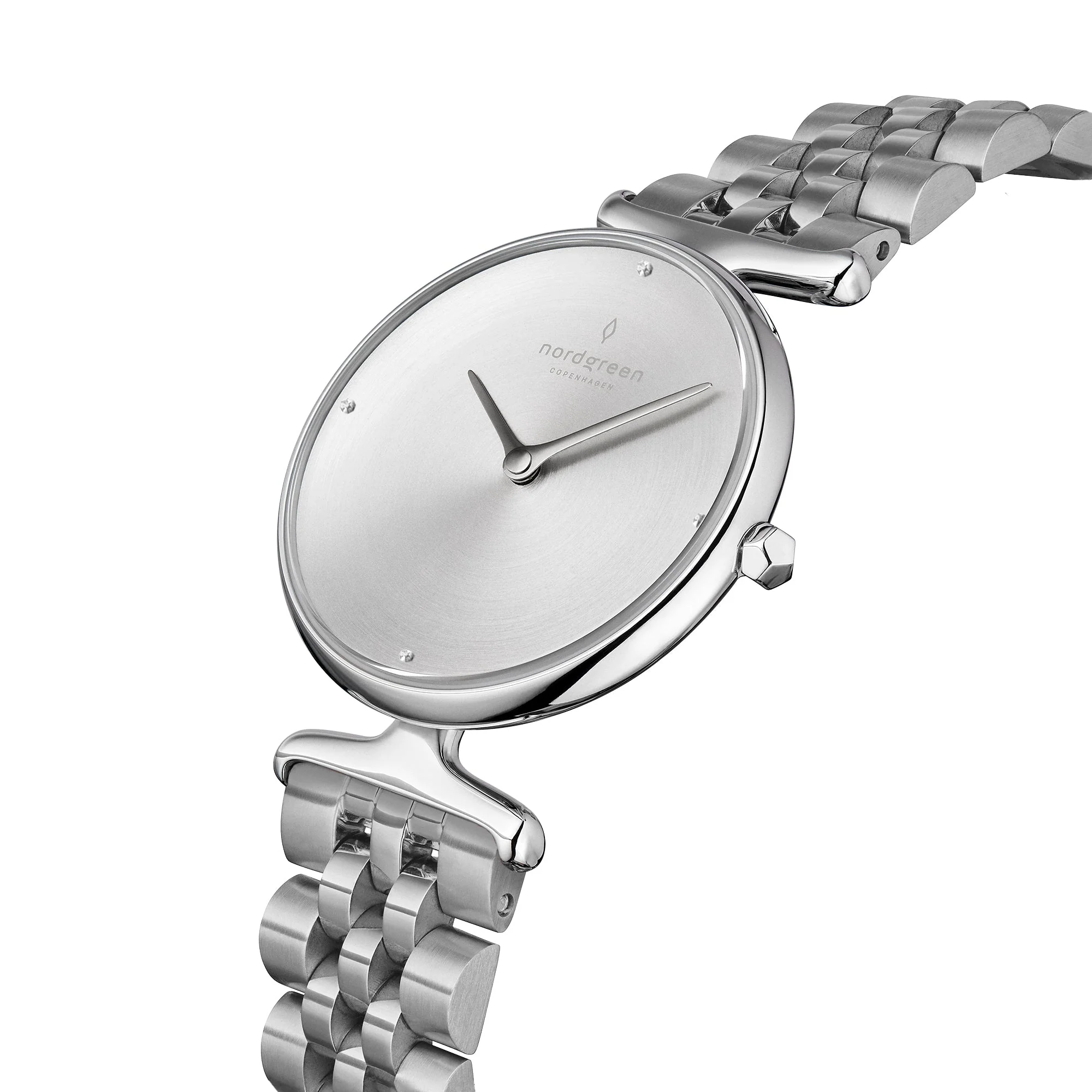 Nordgreen Unika Silver Stainless Steel 28mm Silver Case Watch - Image 3