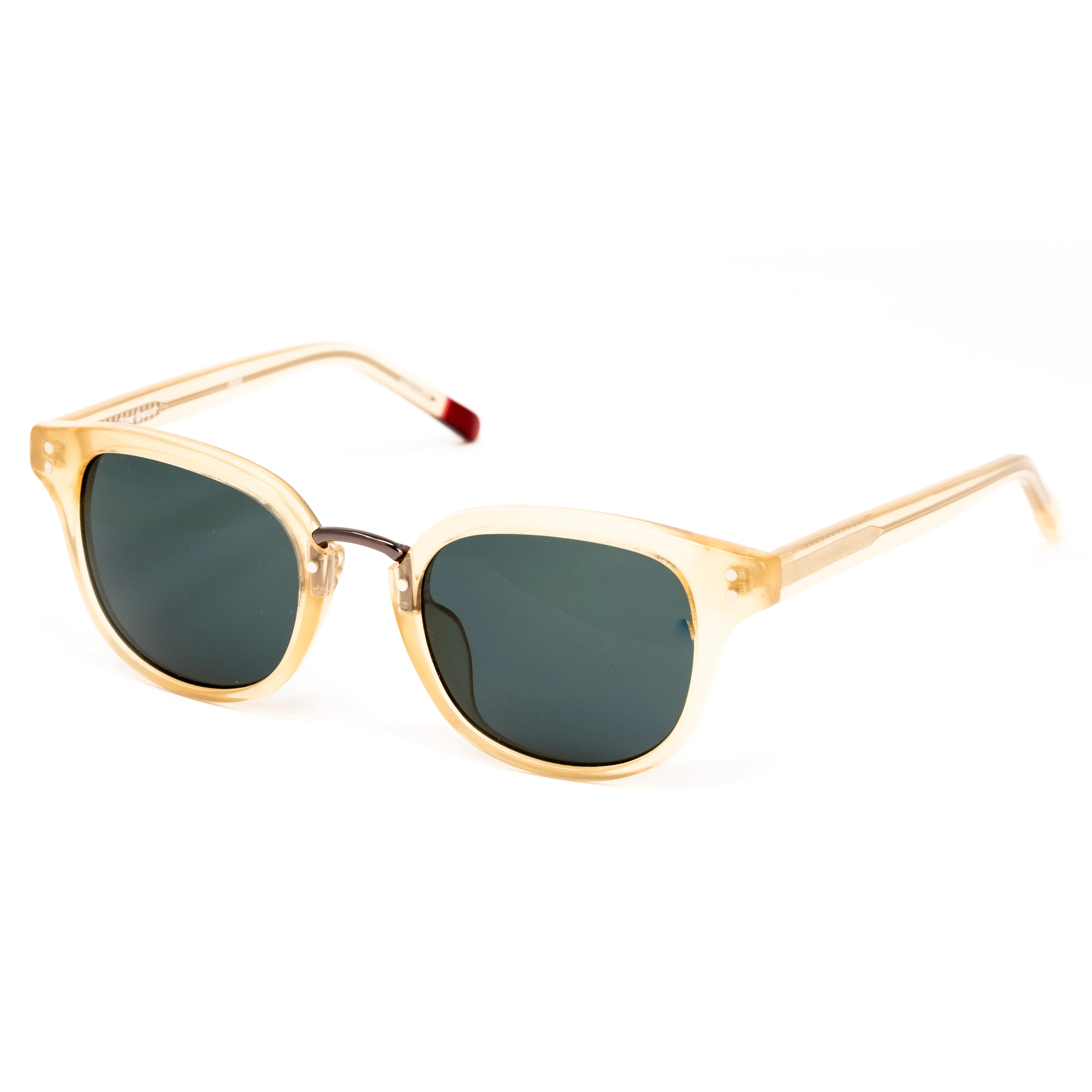 Oliver Spencer x Linda Farrow Clear/Beige Sunglasses