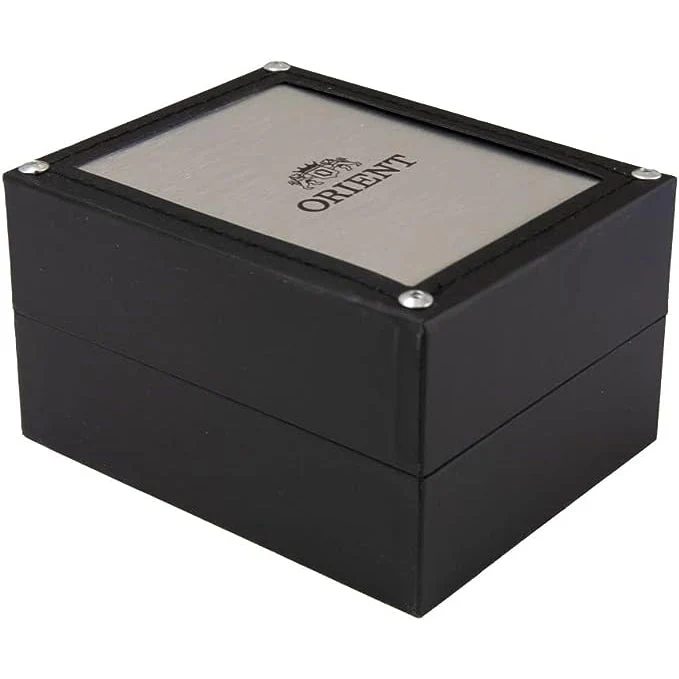 Orient Bambino Open Heart Men's Black Watch - Image 6