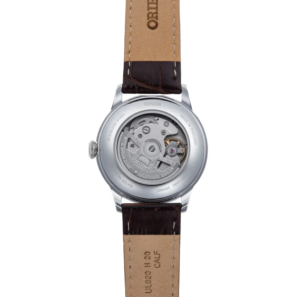 Orient Bambino Version 2 Small Seconds Men's Brown Watch - Image 3
