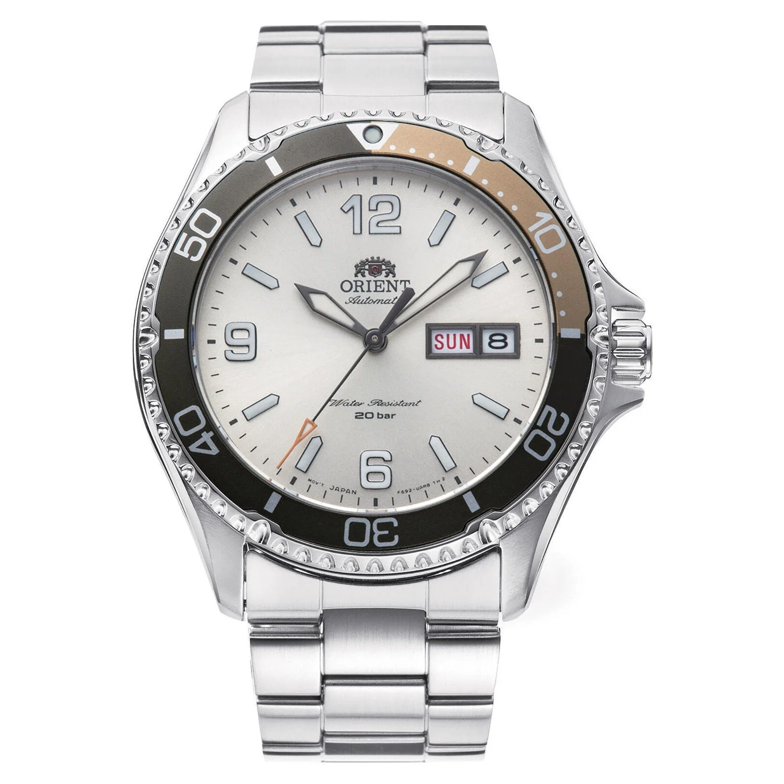 Orient Kamasu Mako III Men's Silver Watch