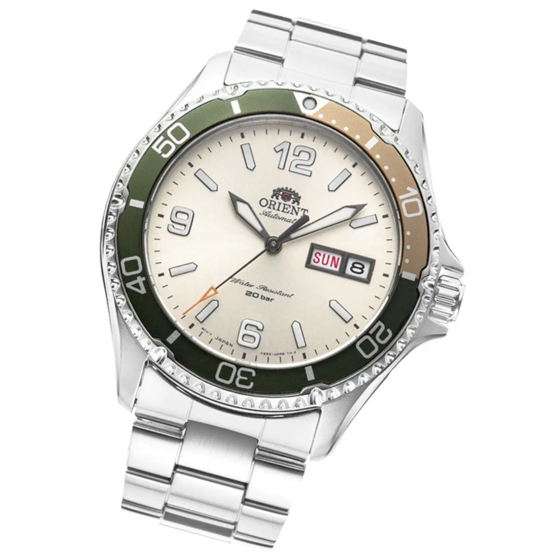 Orient Kamasu Mako III Men's Silver Watch - Image 3