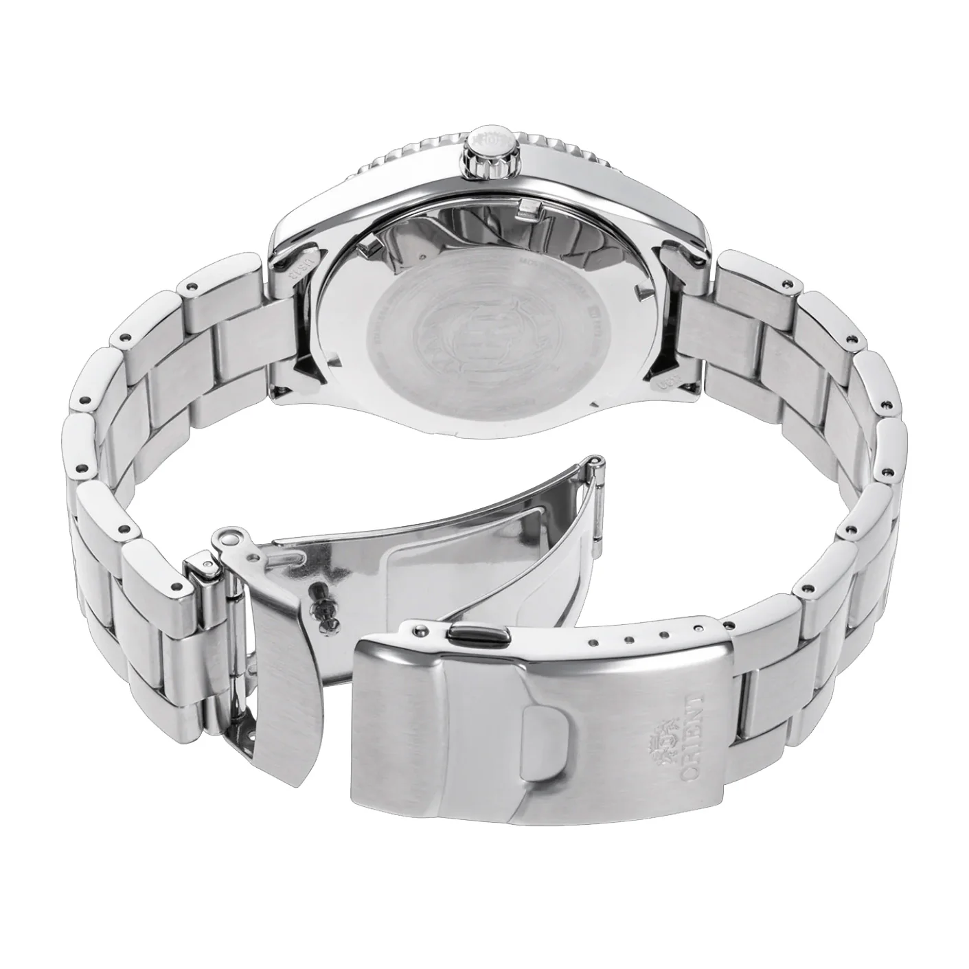 Orient Mako Mechanical Sports Men's Black Watch - Image 2
