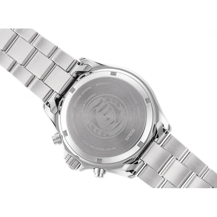 Orient Mako Solar Men's Silver Watch - Image 3