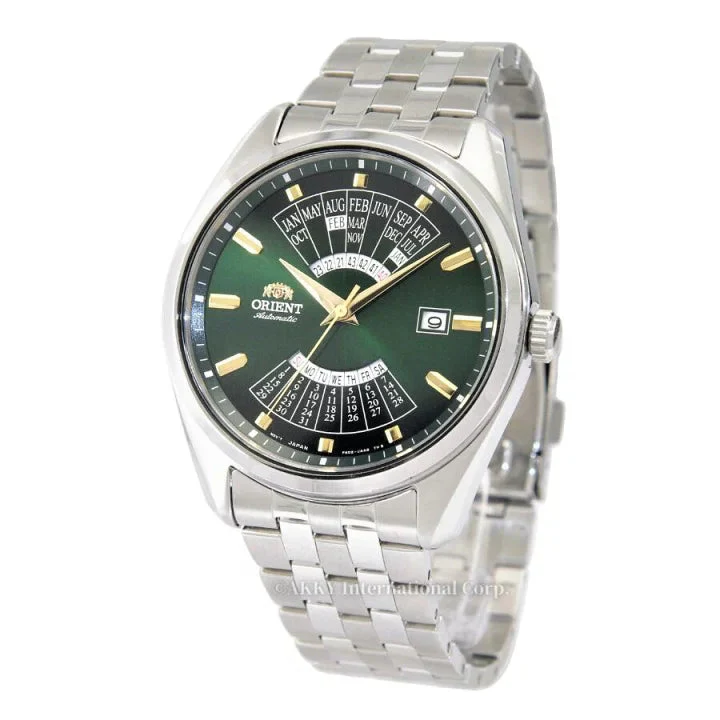Orient Multi-Year Calendar Men's Silver Watch - Image 4