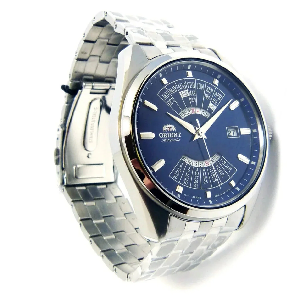 Orient Multi-Year Calendar Men's Blue Watch - Image 2
