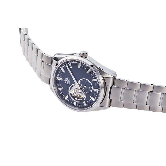 Orient Open Heart Men's Silver Watch - Image 2