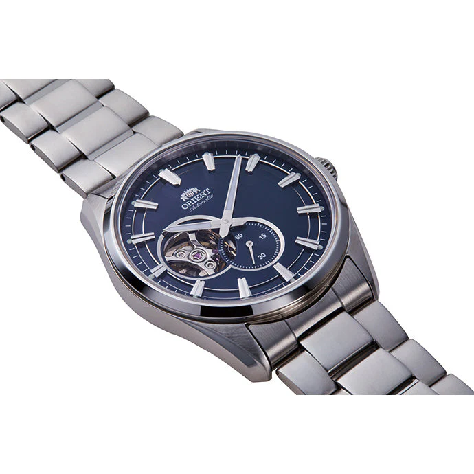 Orient Open Heart Men's Silver Watch - Image 3
