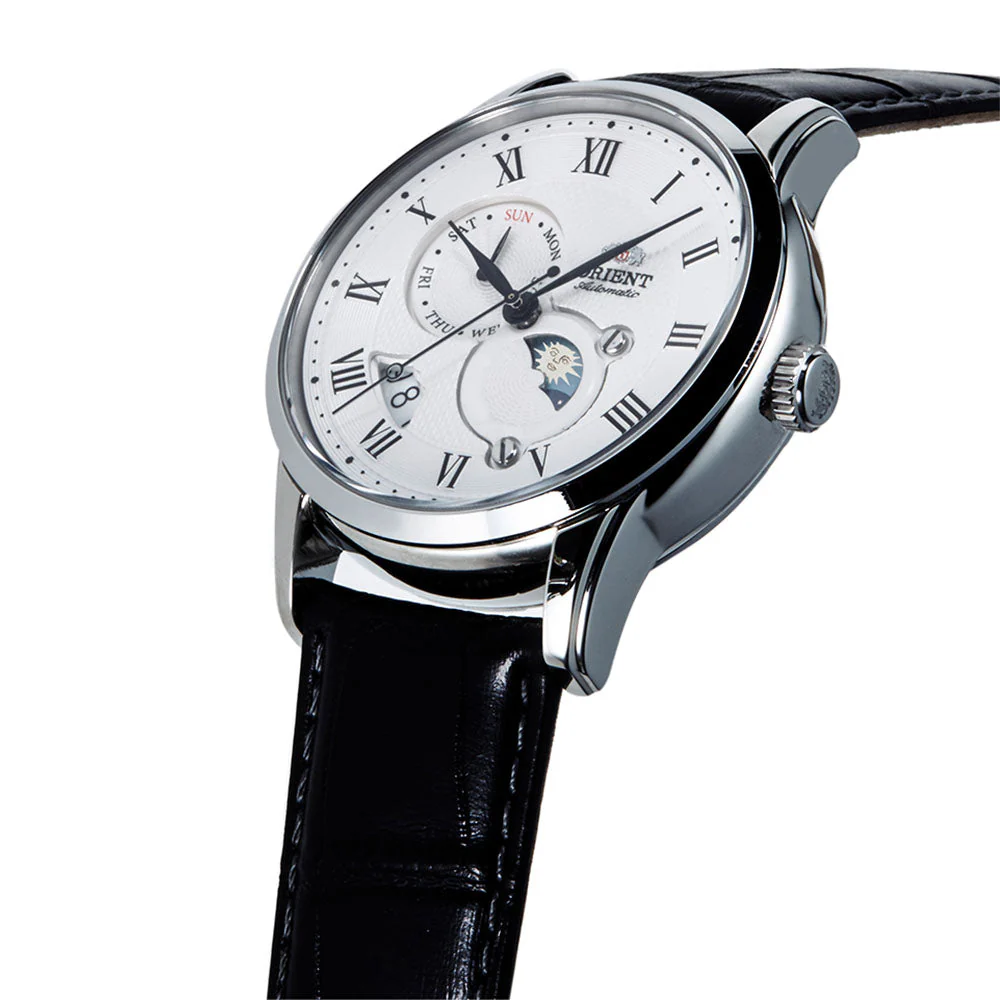Orient Sun and Moon Men's Black Watch - Image 6