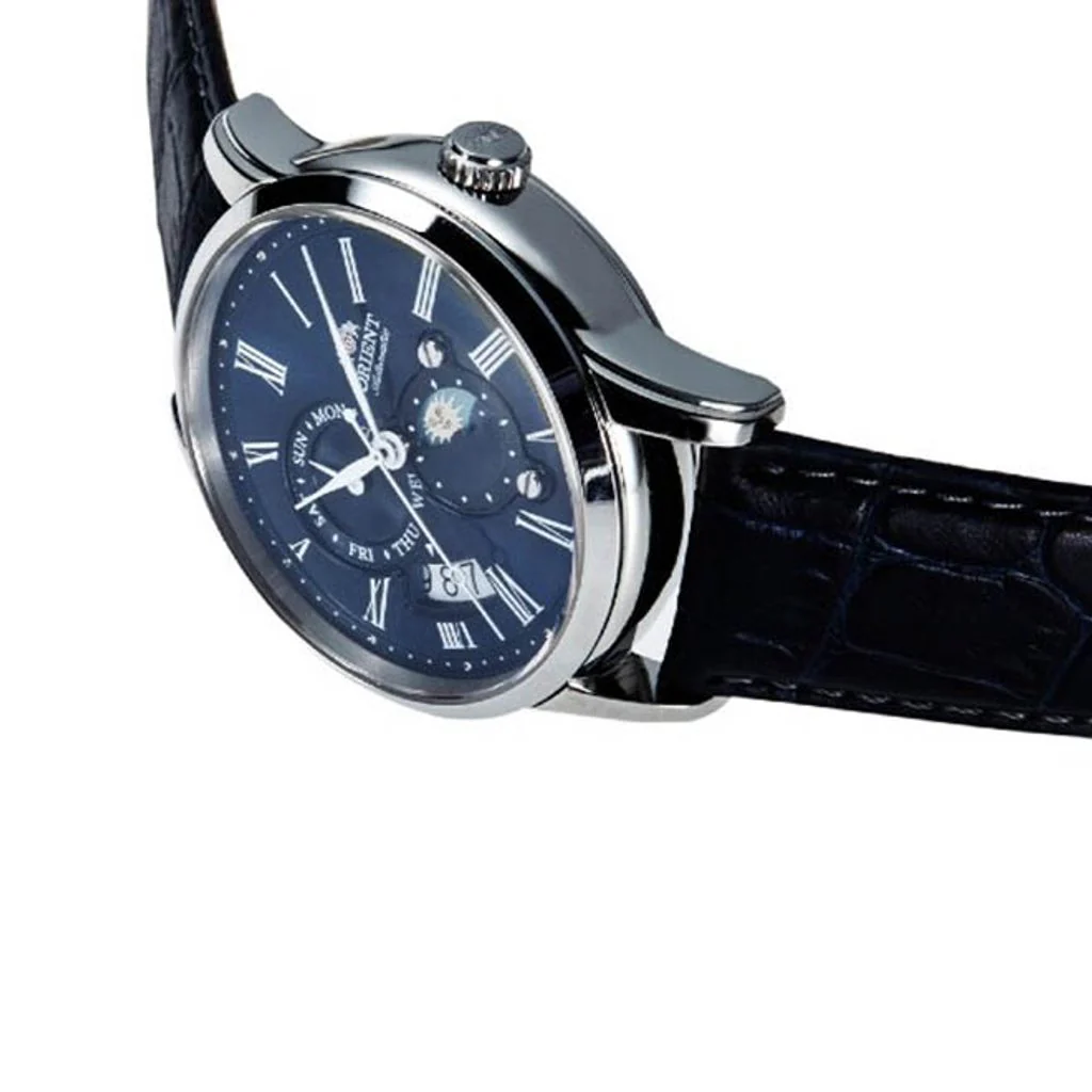 Orient Sun and Moon Men's Blue Watch - Image 2