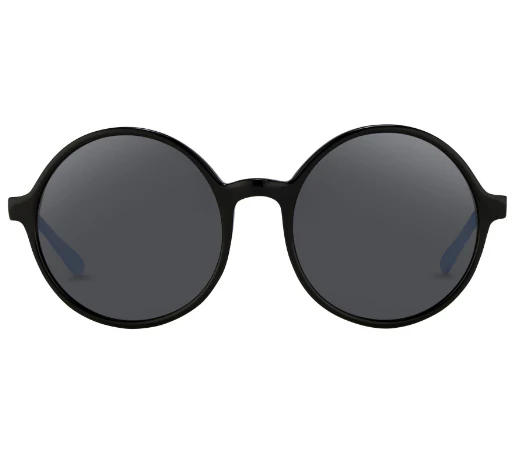 Orlebar Brown Round Black with Grey Lenses