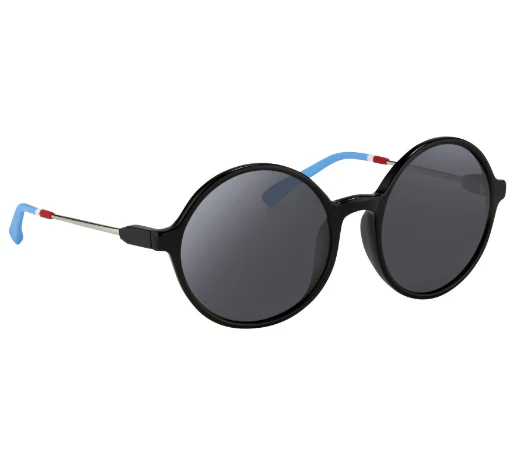 Orlebar Brown Round Black with Grey Lenses - Image 2