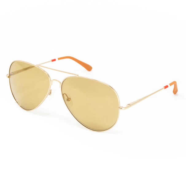 Orlebar Brown x Linda Farrow Yellow Sunglasses