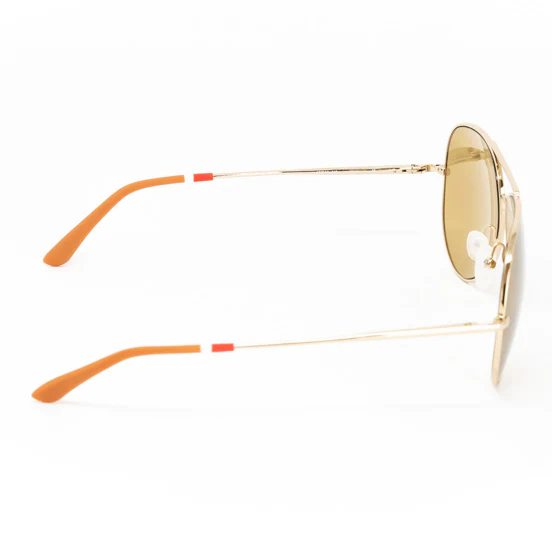 Orlebar Brown x Linda Farrow Yellow Sunglasses - Image 3