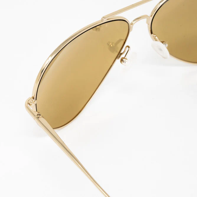 Orlebar Brown x Linda Farrow Yellow Sunglasses - Image 4