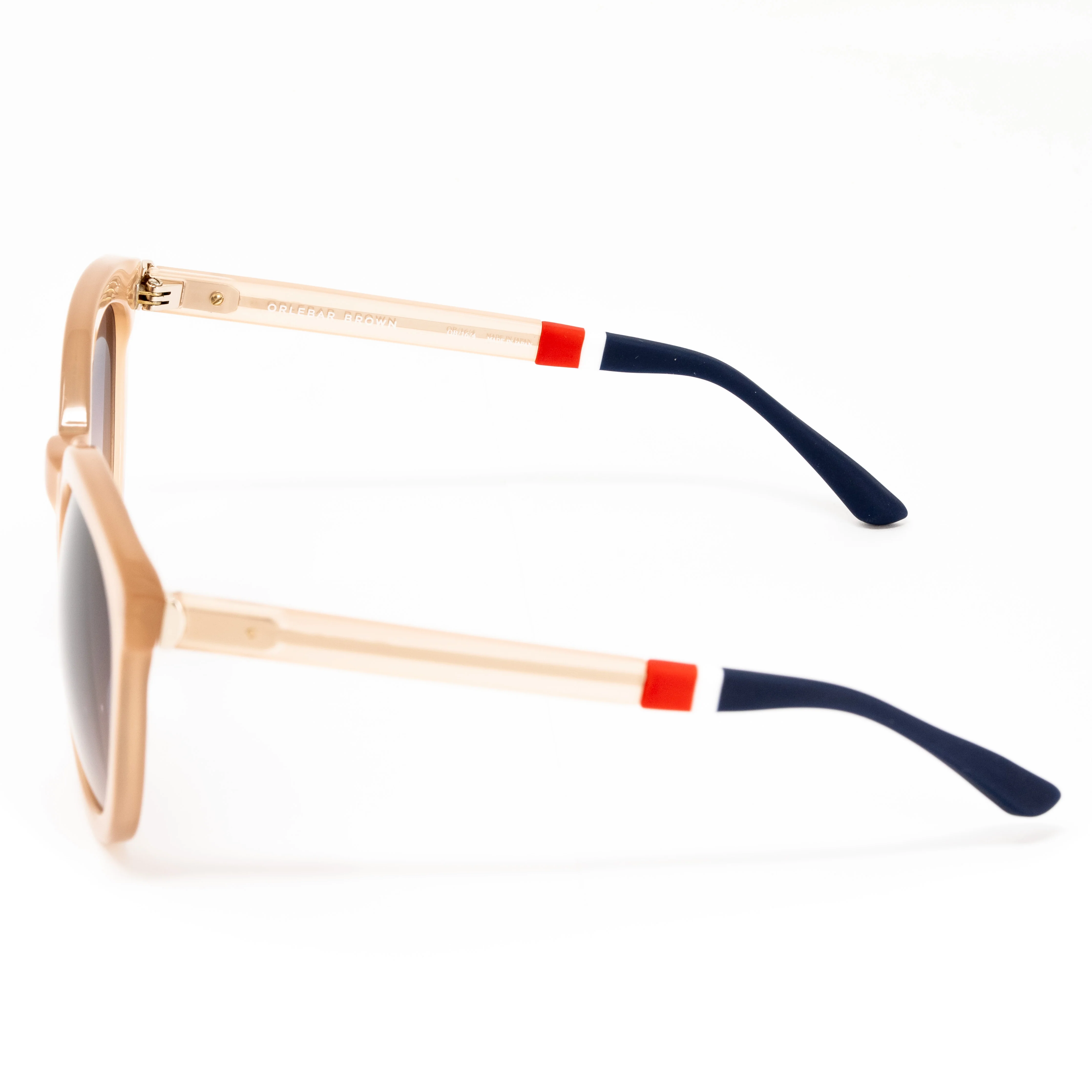 Orlebar Brown x Linda Farrow Beige Sunglasses - Image 2