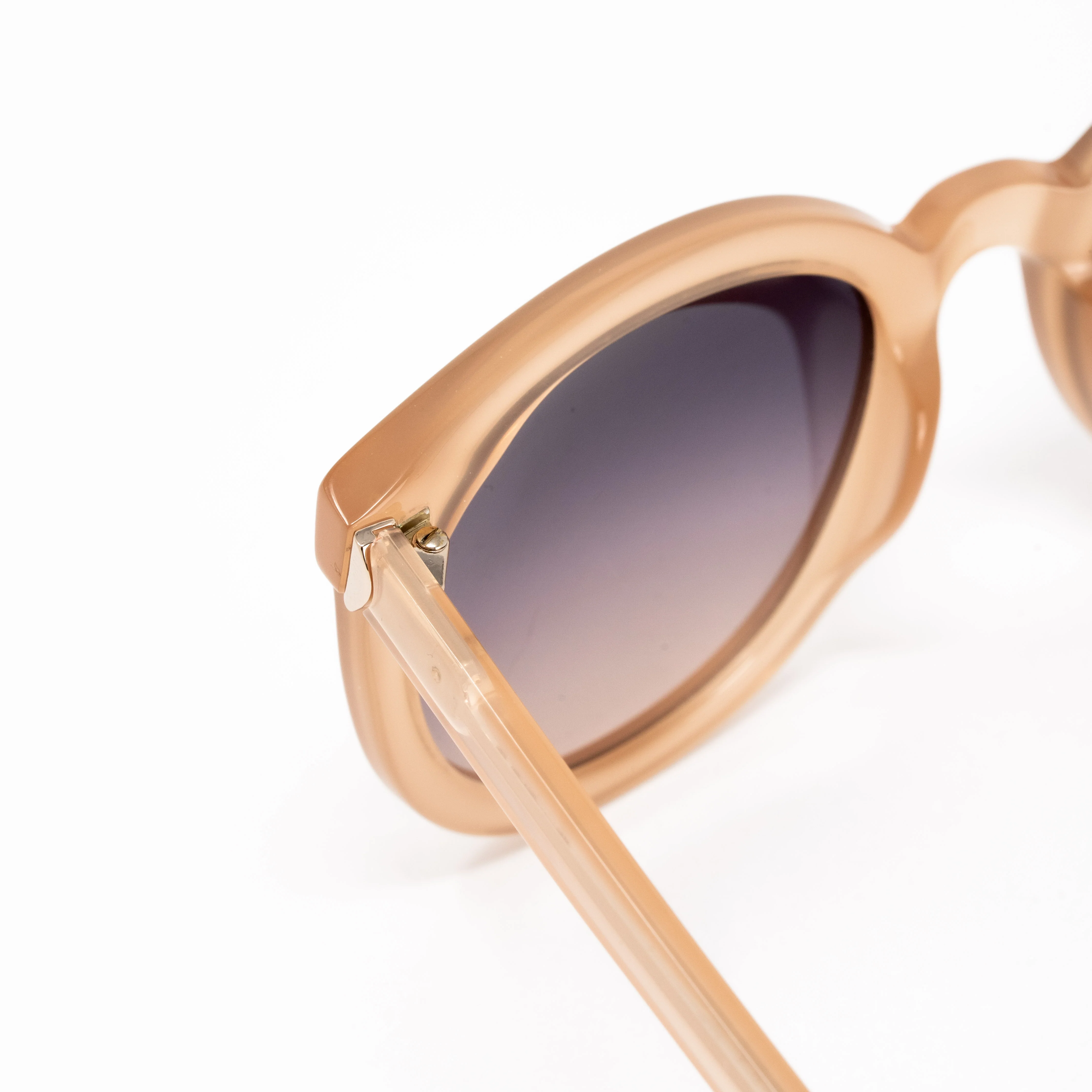 Orlebar Brown x Linda Farrow Beige Sunglasses - Image 4
