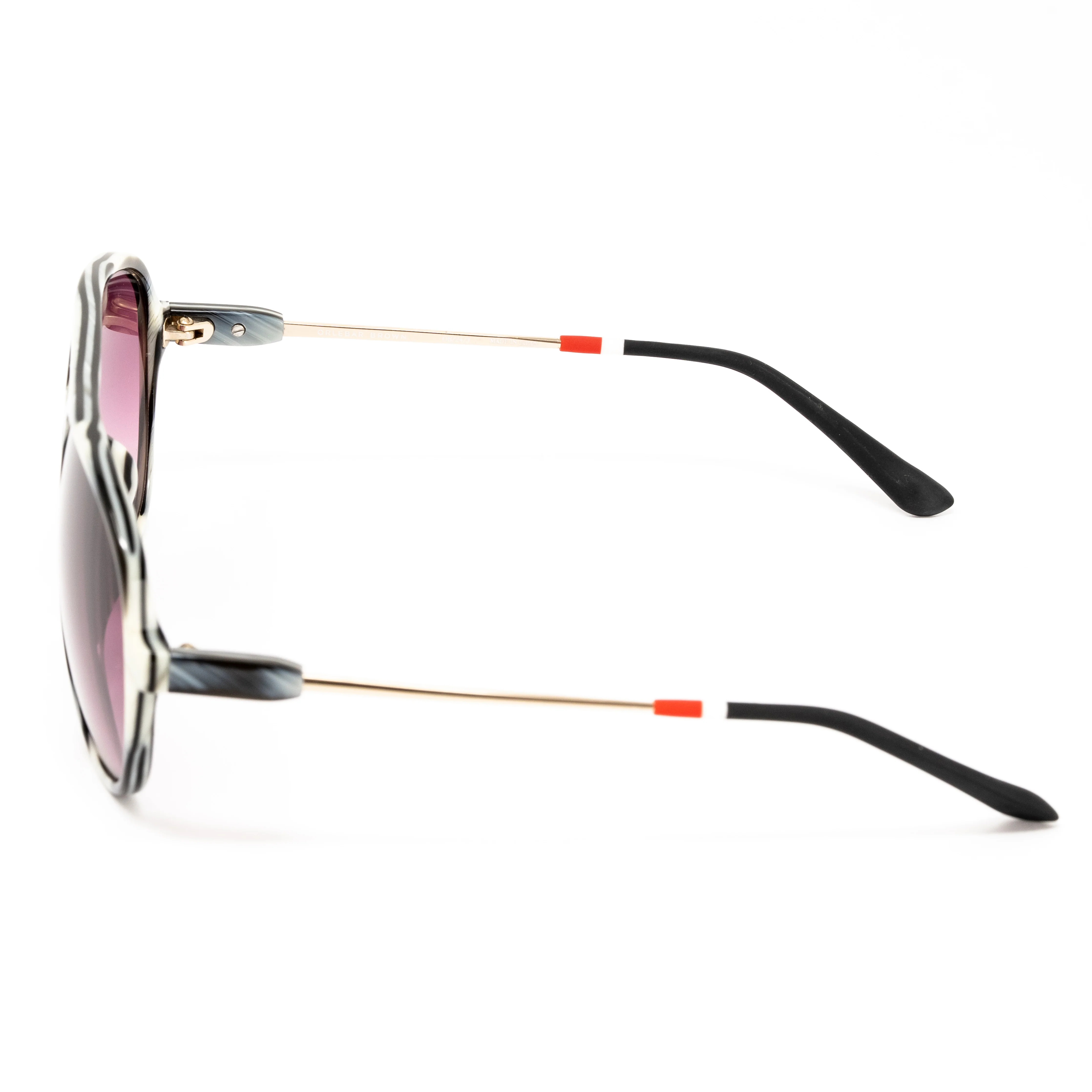 Orlebar Brown x Linda Farrow Pink Sunglasses - Image 2
