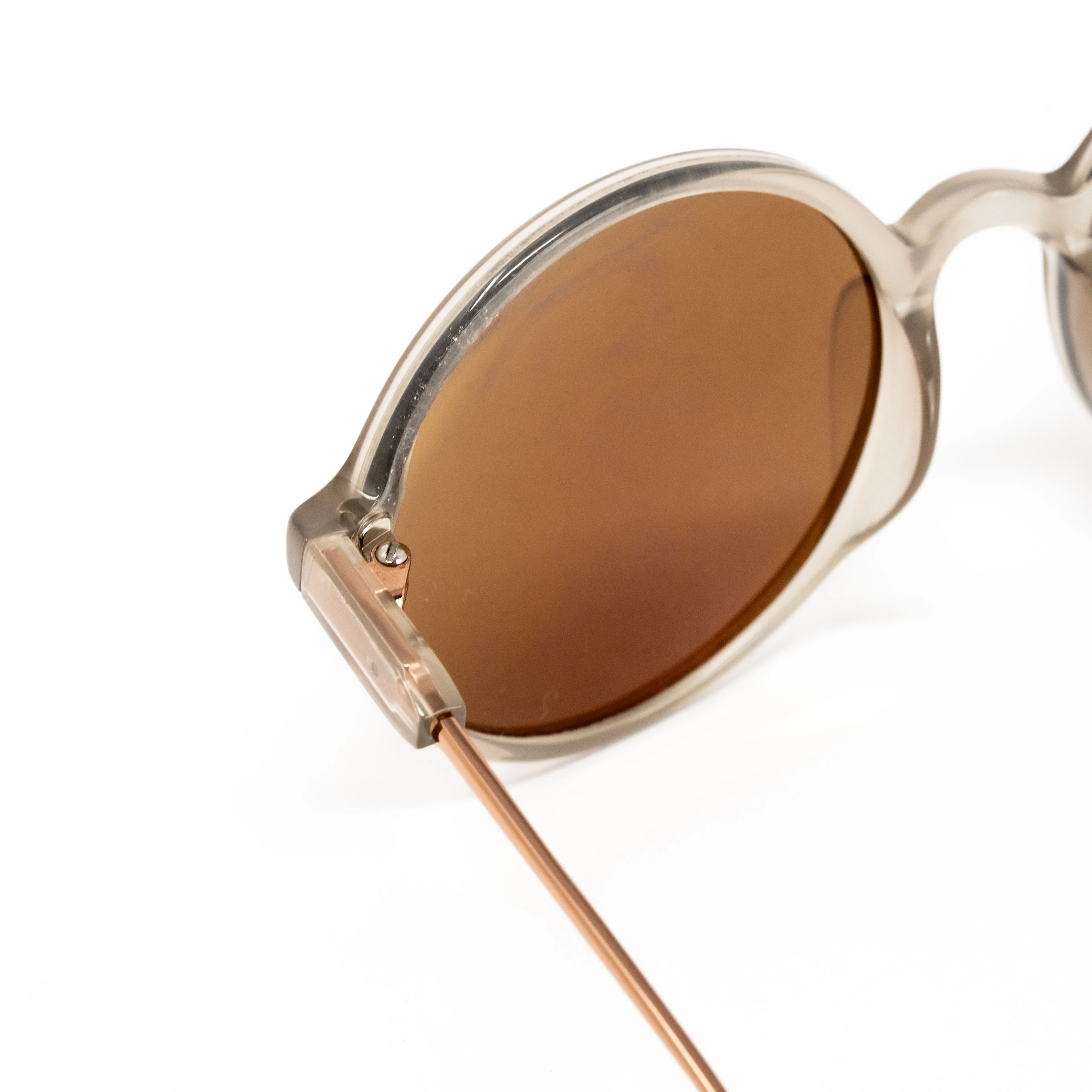 Orlebar Brown x Linda Farrow Brown Sunglasses - Image 4