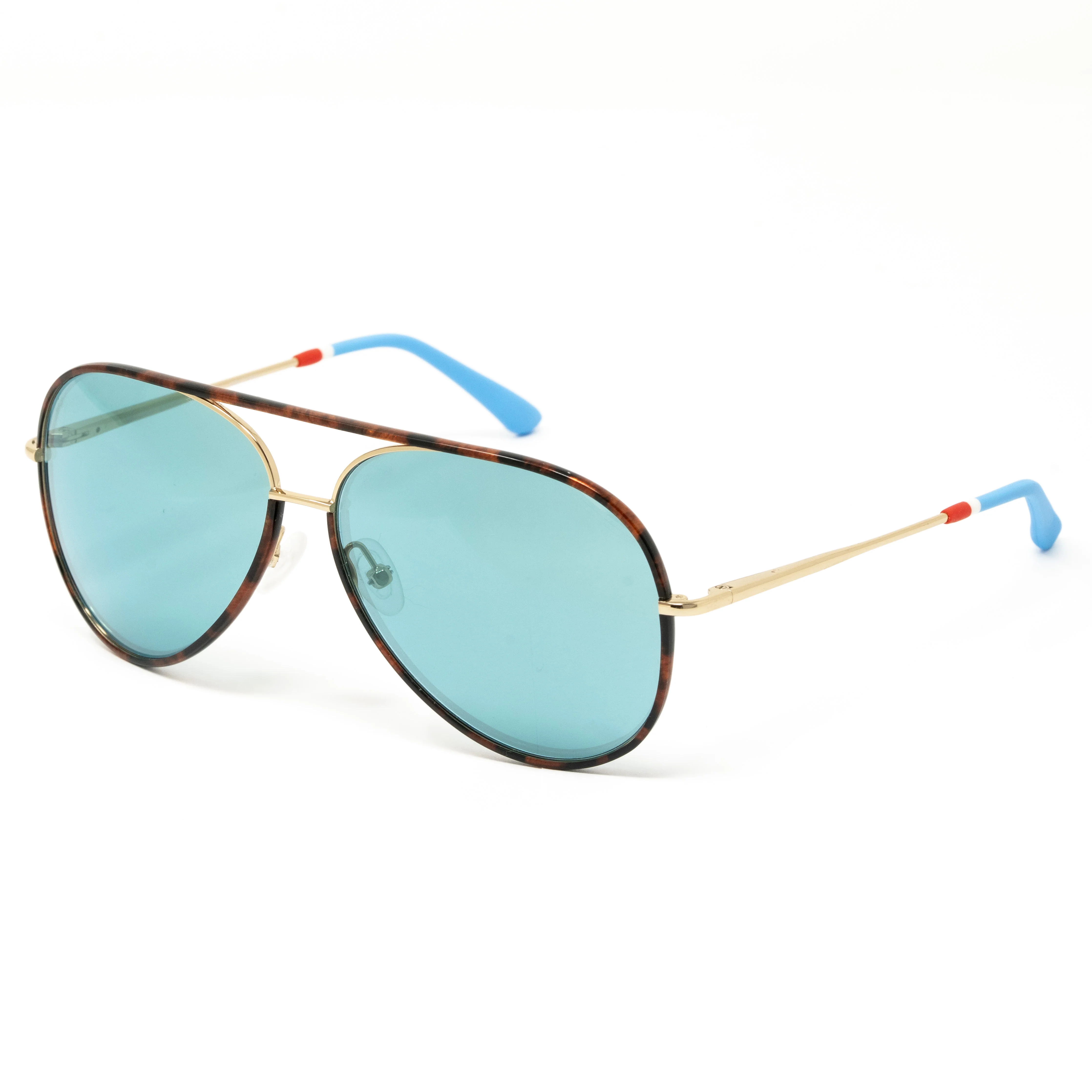 Orlebar Brown x Linda Farrow Blue Sunglasses