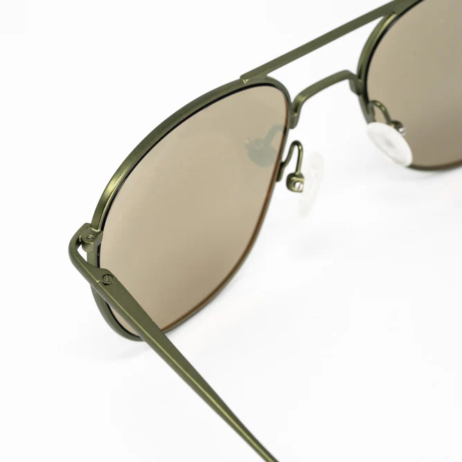 Orlebar Brown x Linda Farrow Green Sunglasses - Image 4