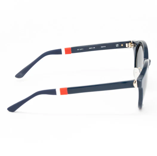 Orlebar Brown x Linda Farrow Navy Sunglasses - Image 3