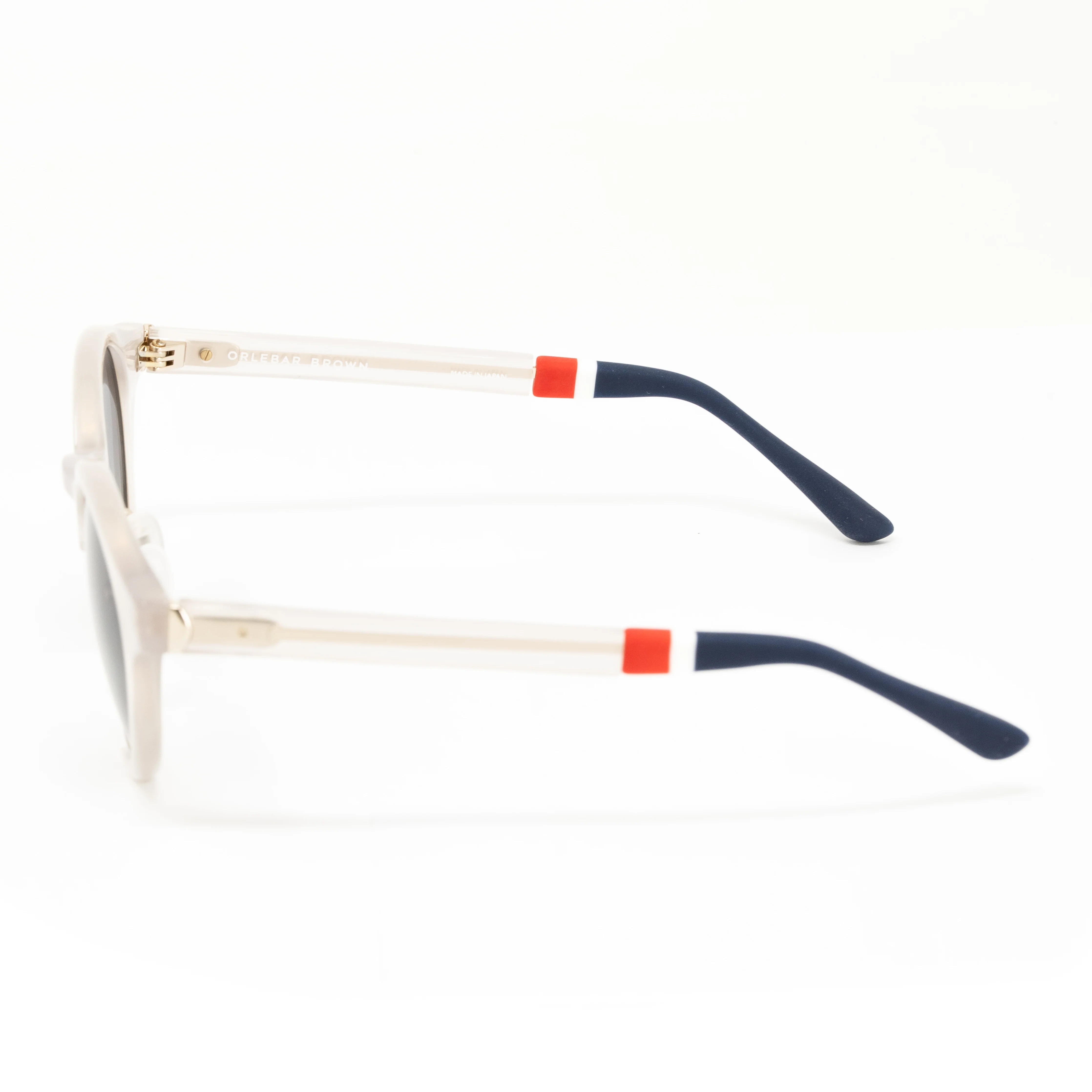 Orlebar Brown x Linda Farrow White Sunglasses - Image 2