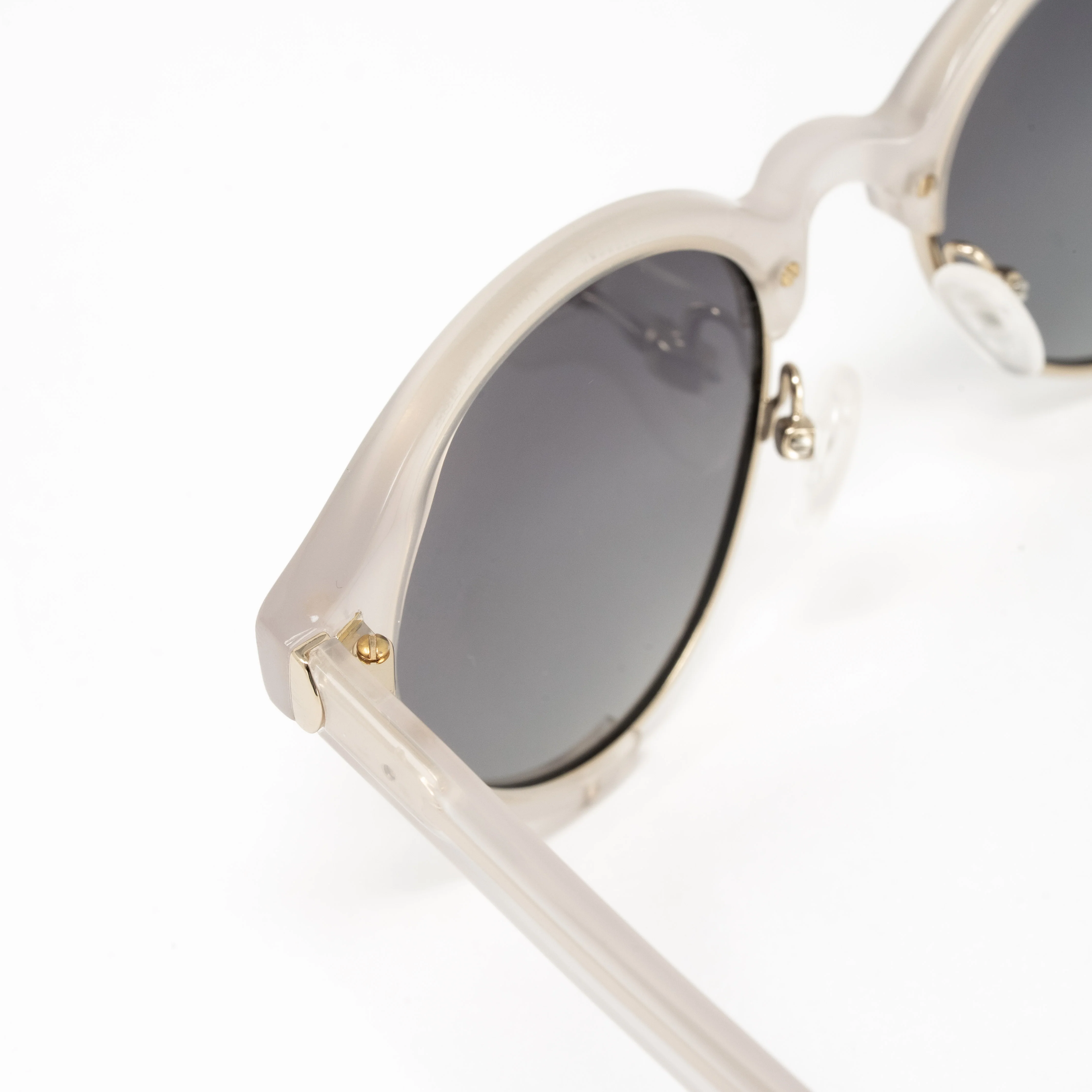 Orlebar Brown x Linda Farrow White Sunglasses - Image 4