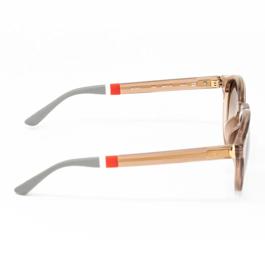 Orlebar Brown x Linda Farrow Brown Sunglasses - Image 3