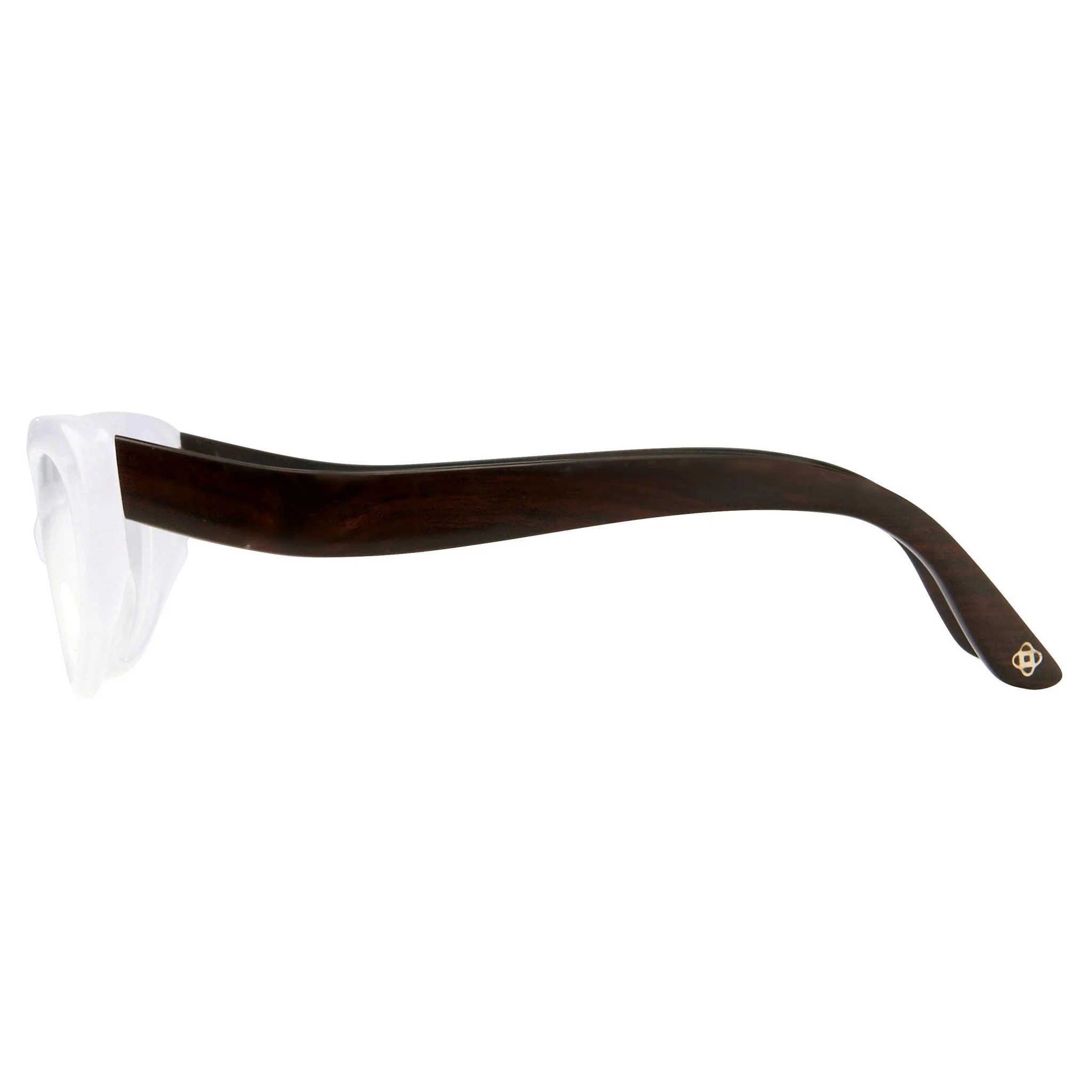 Oscar De La Renta Eyeglasses Sandalwood Cat Eye Ivory and Clear - Image 4