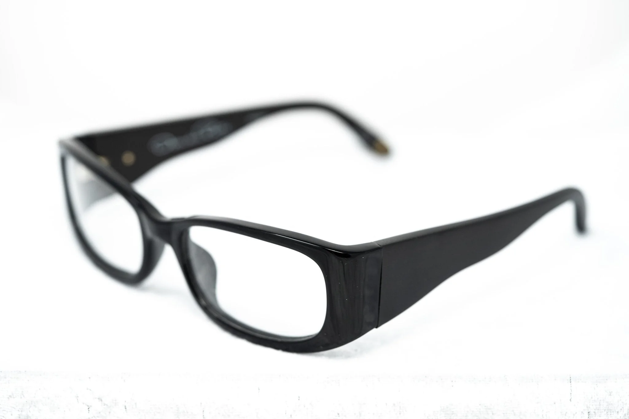 Oscar De La Renta Eyeglasses Rectangle Black and Clear - Image 5