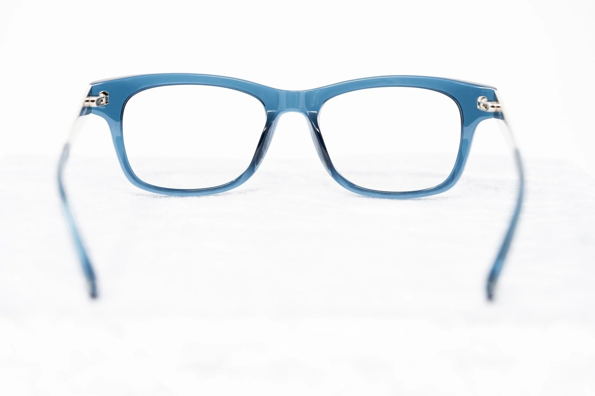 Oscar De La Renta Eyeglasses D-Frame Blue and Clear - Image 6