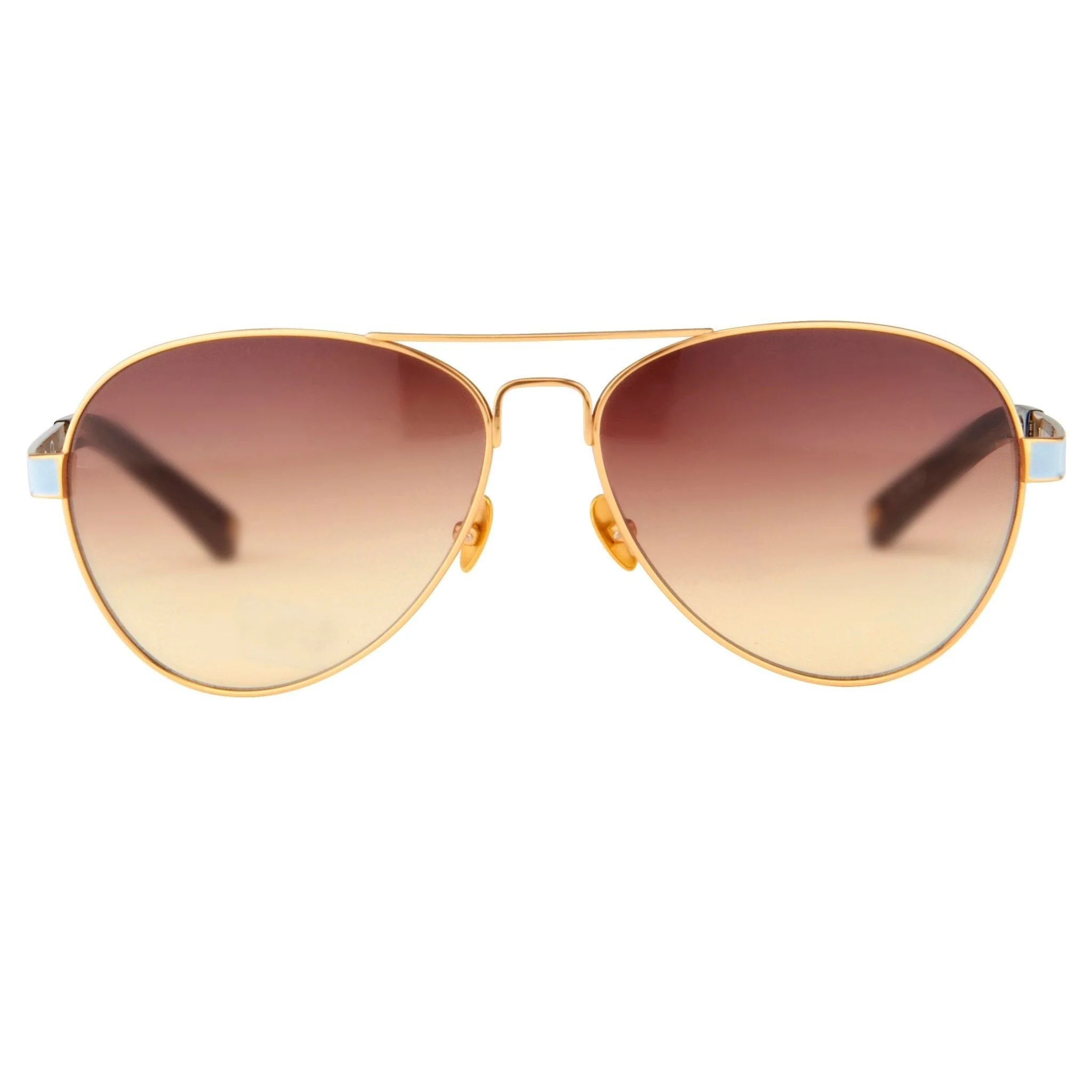 Oscar De La Renta Sunglasses Gold and Brown