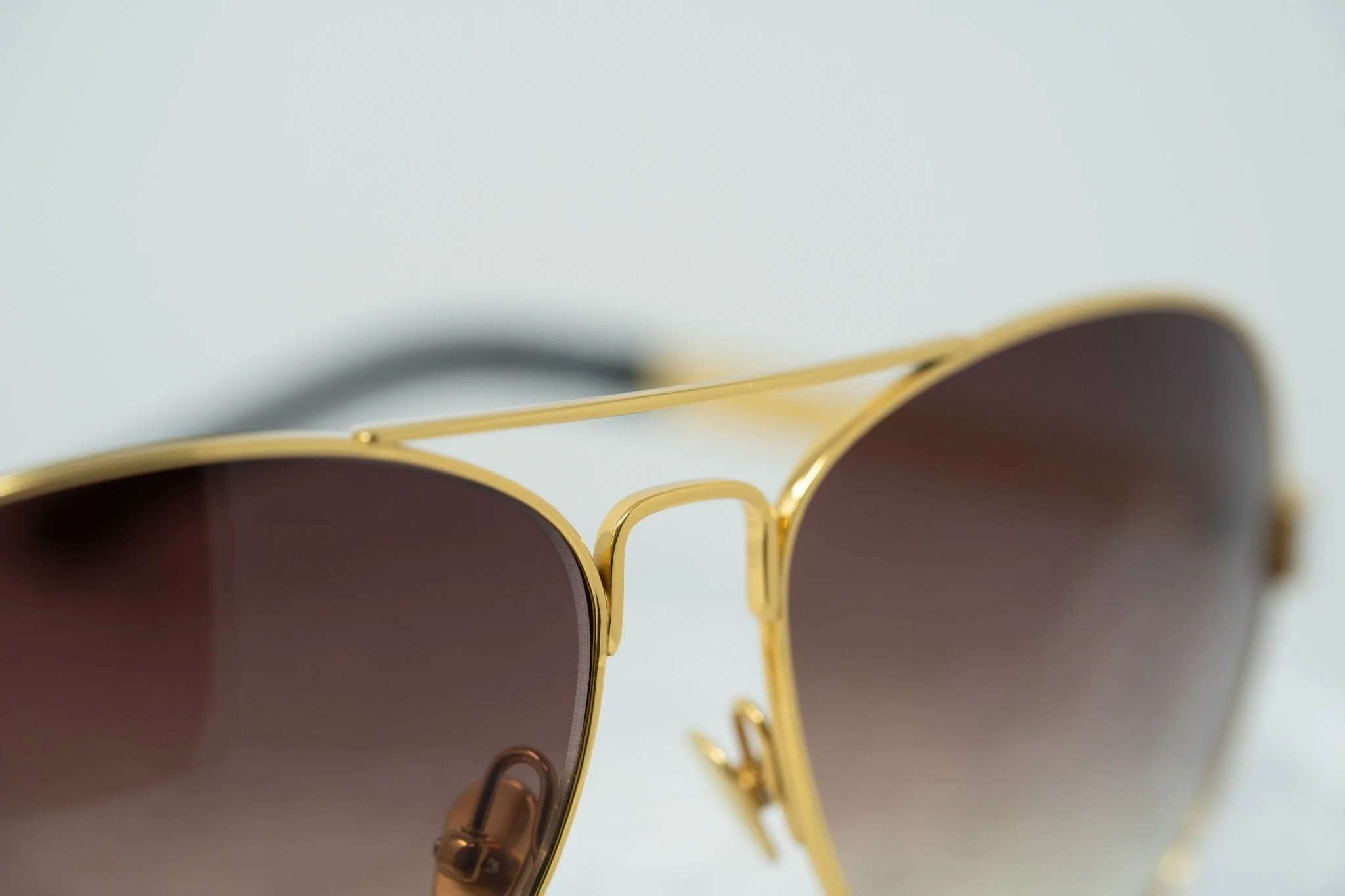 Oscar De La Renta Sunglasses Gold and Brown - Image 14