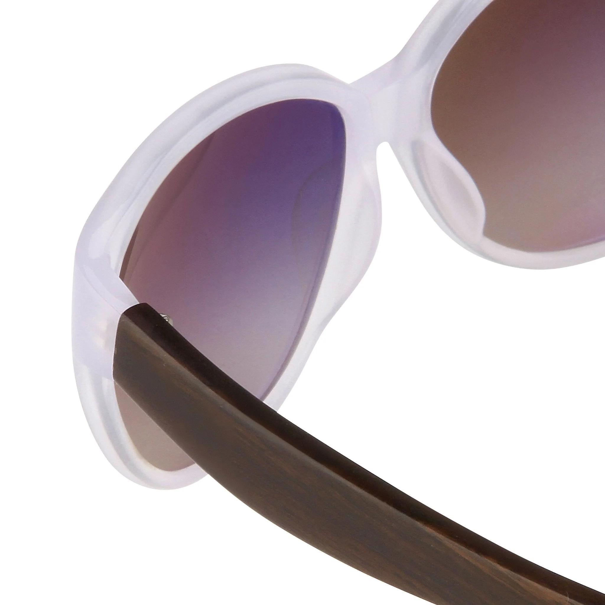 Oscar De La Renta Sunglasses Oval Ivory and Grey Lenses - Image 2