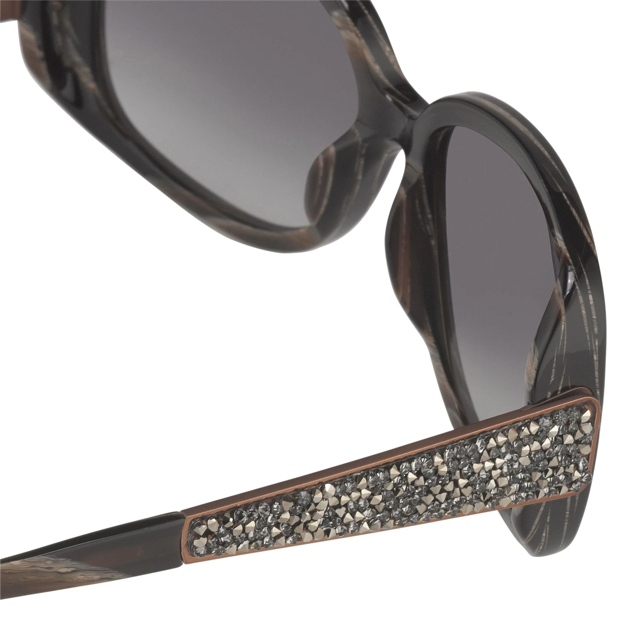 Oscar De La Renta Sunglasses Oversized Horn and Grey - Image 4