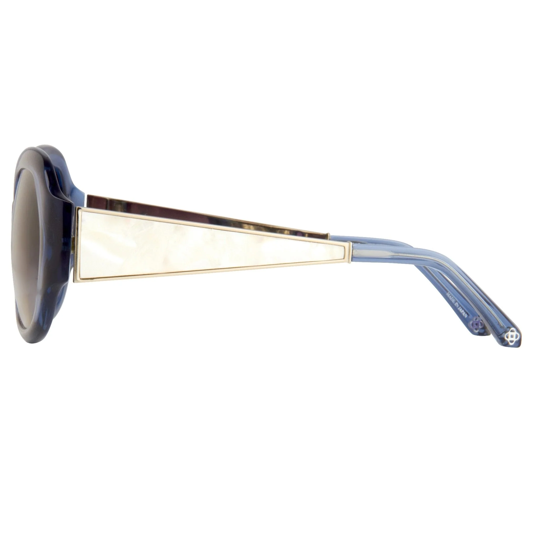 Oscar De La Renta Sunglasses Jackie O Blue and Grey - Image 4