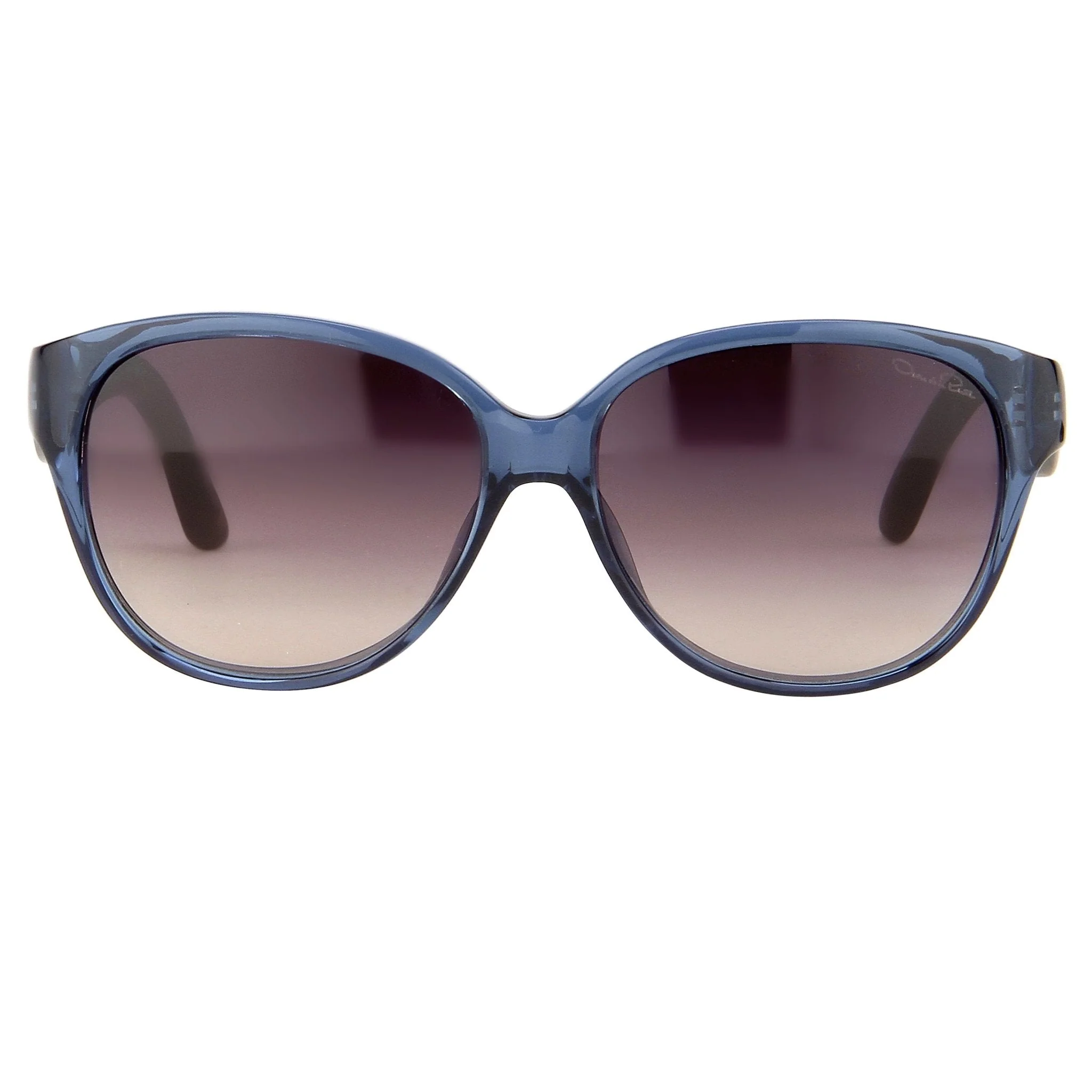 Oscar De La Renta Ladies Sunglasses Oval Blue and Grey