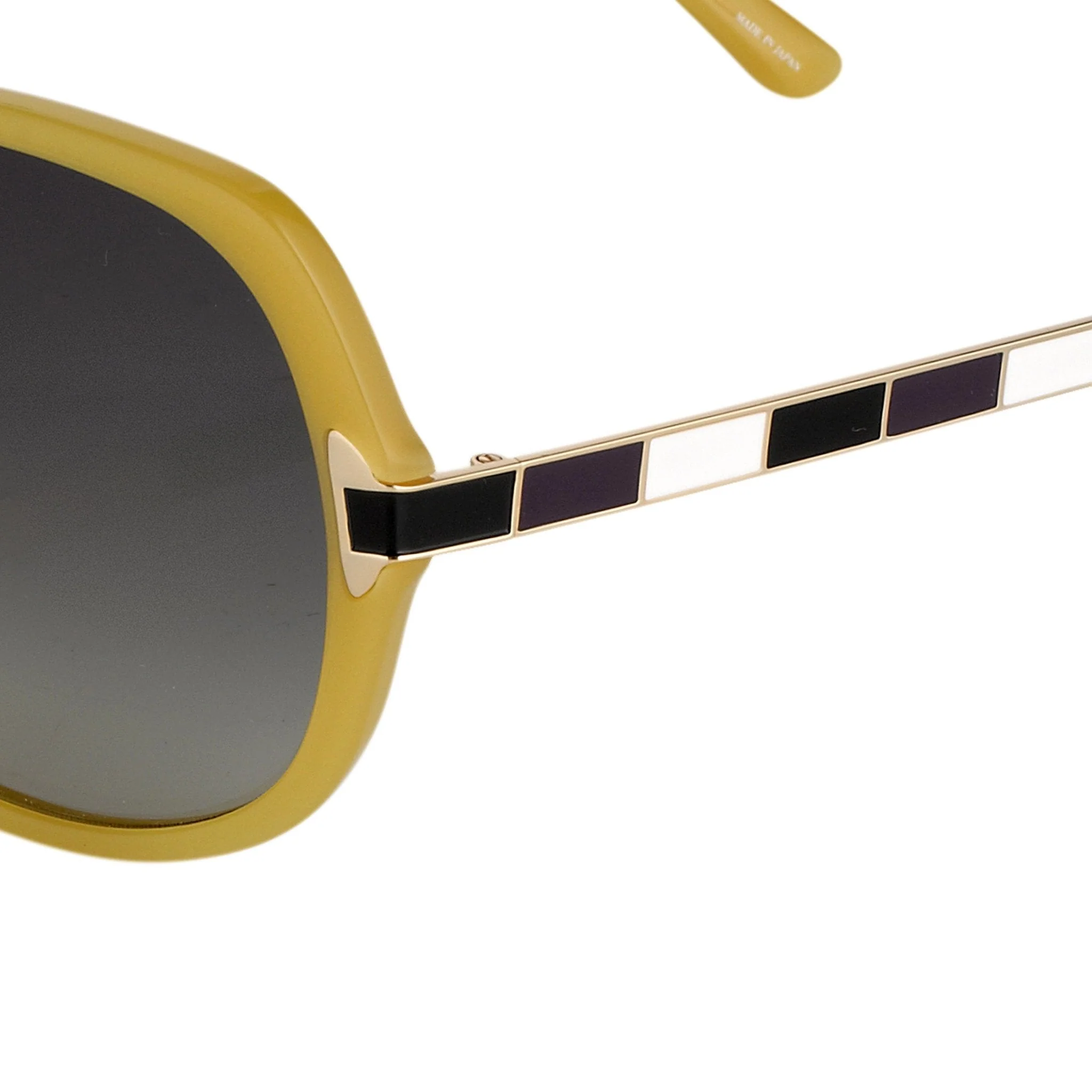 Oscar De La Renta Sunglasses Oversized Beige and Grey - Image 2