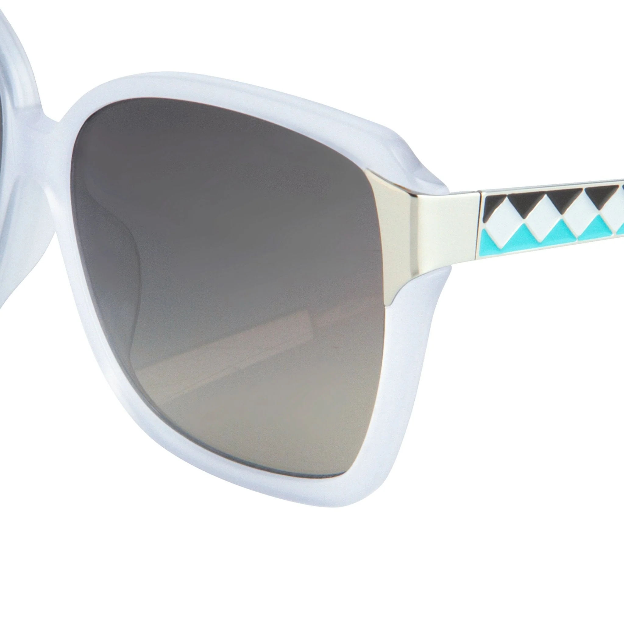 Oscar De La Renta Ladies Sunglasses Oversized Ivory and Grey - Image 3