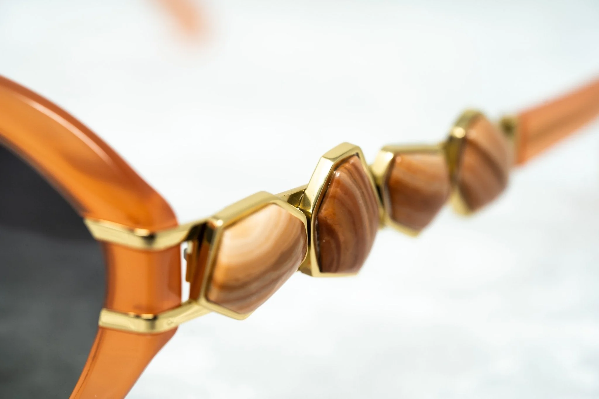 Oscar De La Renta Sunglasses Oversized Orange - Image 9