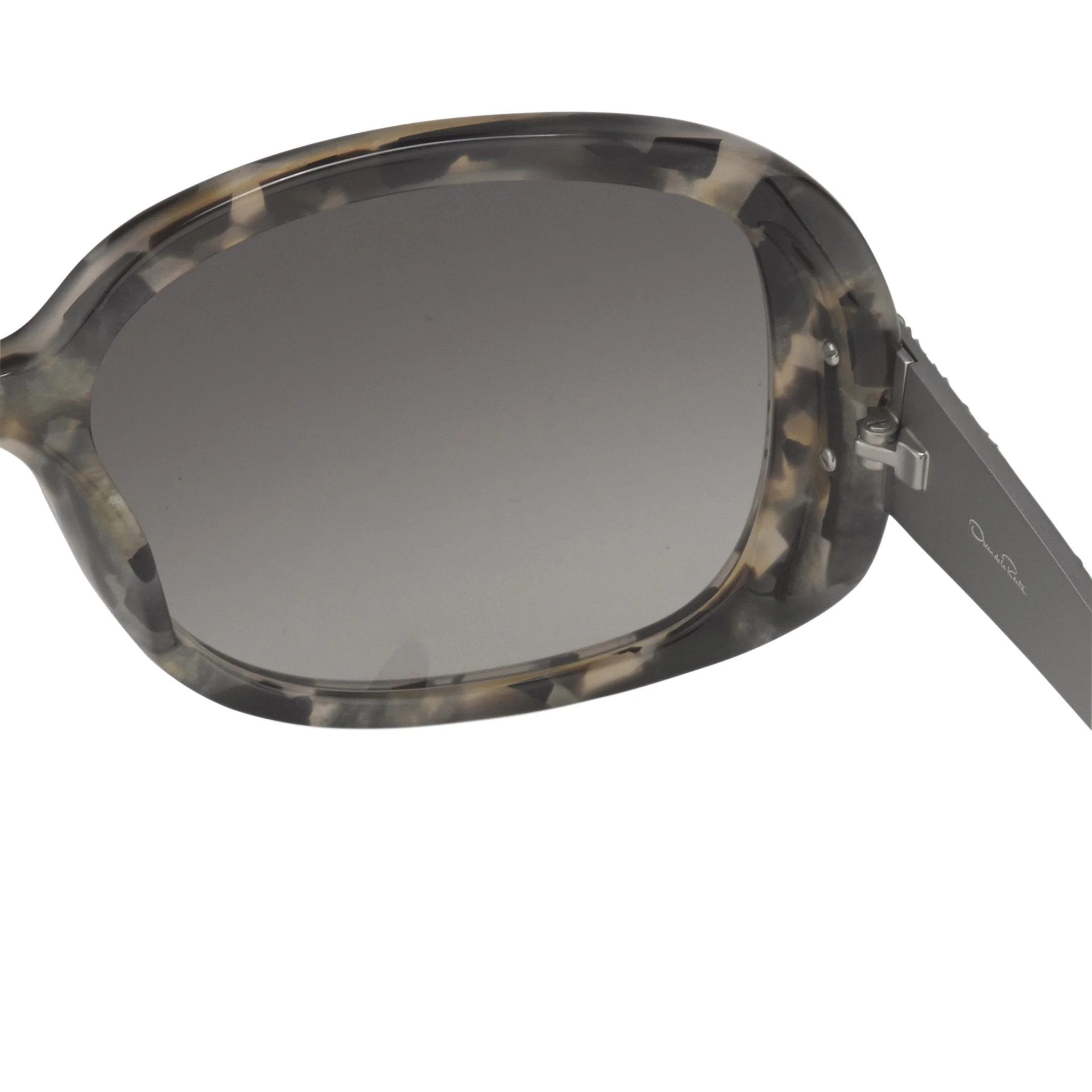 Oscar De La Renta Sunglasses Oversized Tortoiseshell and Grey - Image 2