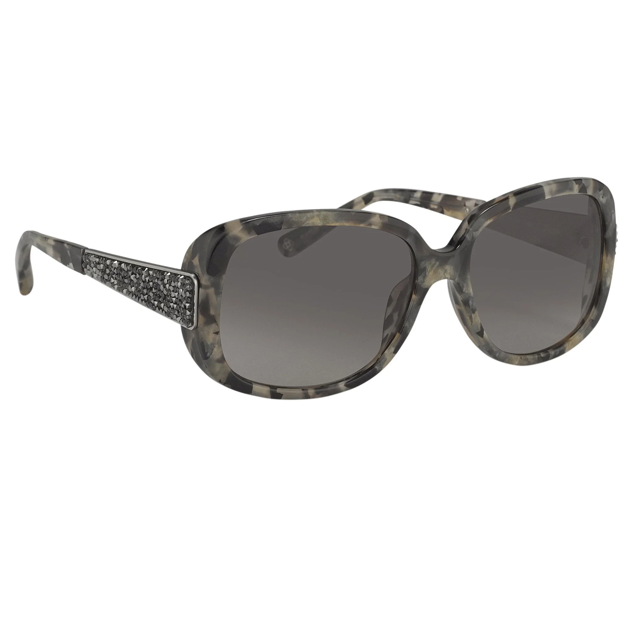 Oscar De La Renta Sunglasses Oversized Tortoiseshell and Grey - Image 3