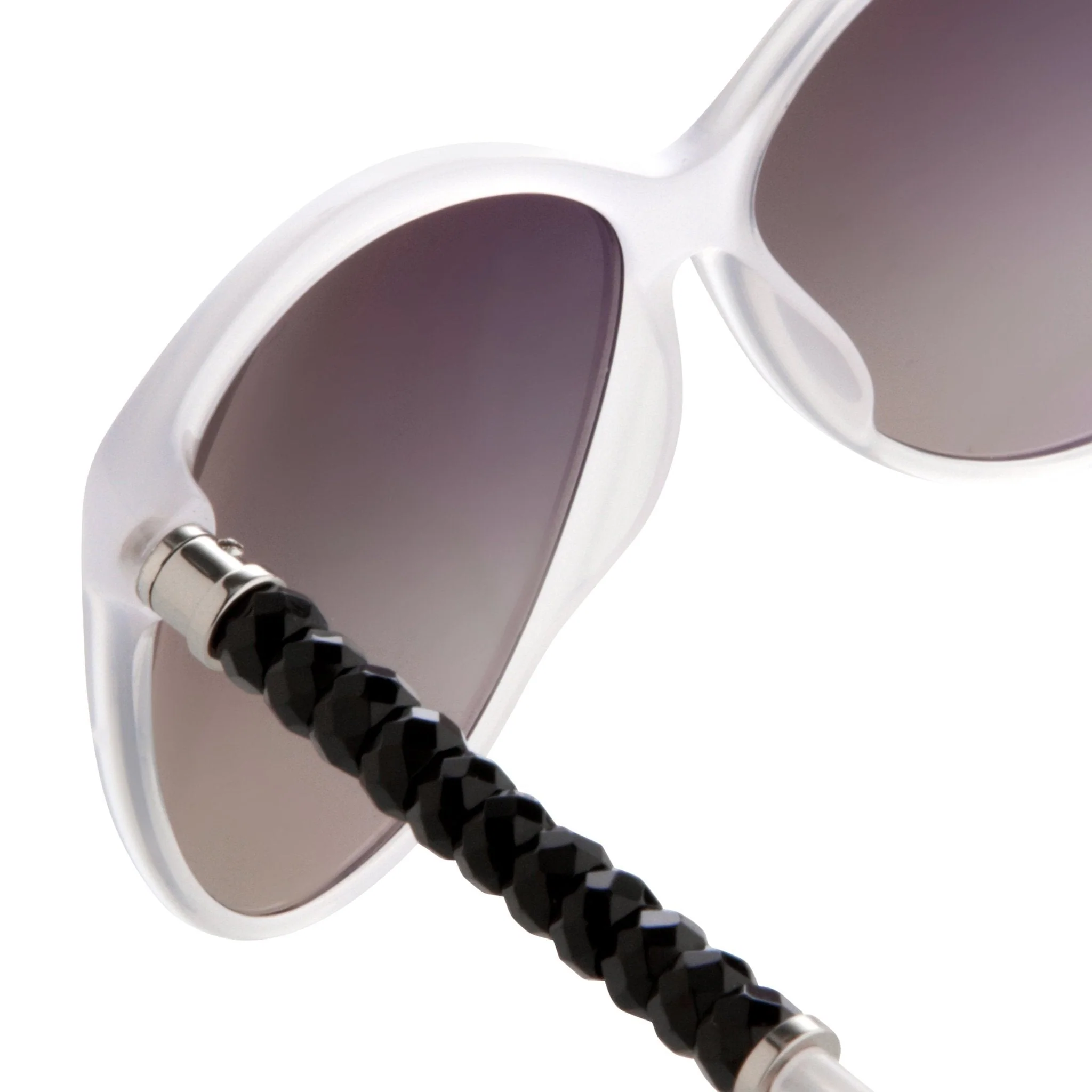 Oscar De La Renta Women Sunglasses Oversized Ivory and Grey - Image 3