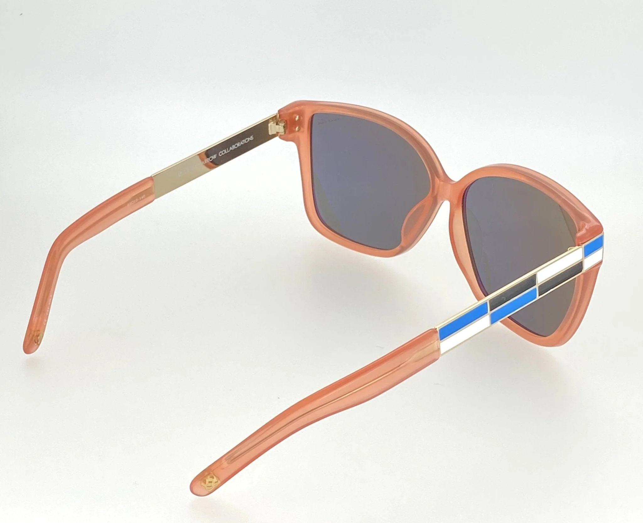 Oscar De La Renta Sunglasses Oversized Orange and Green - Image 19