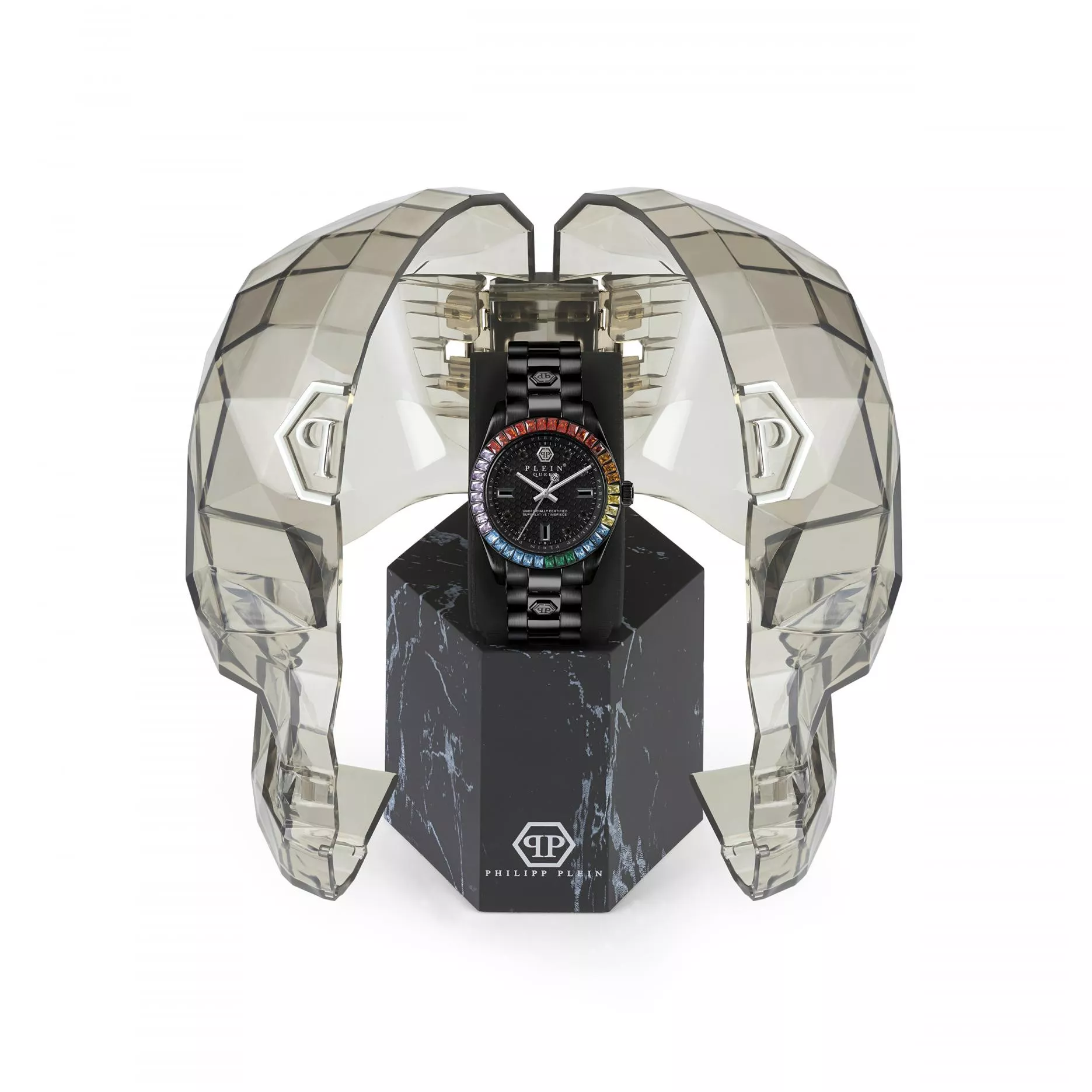 Philipp Plein Ladies Watch 36mm Queen Black Rainbow - Image 2