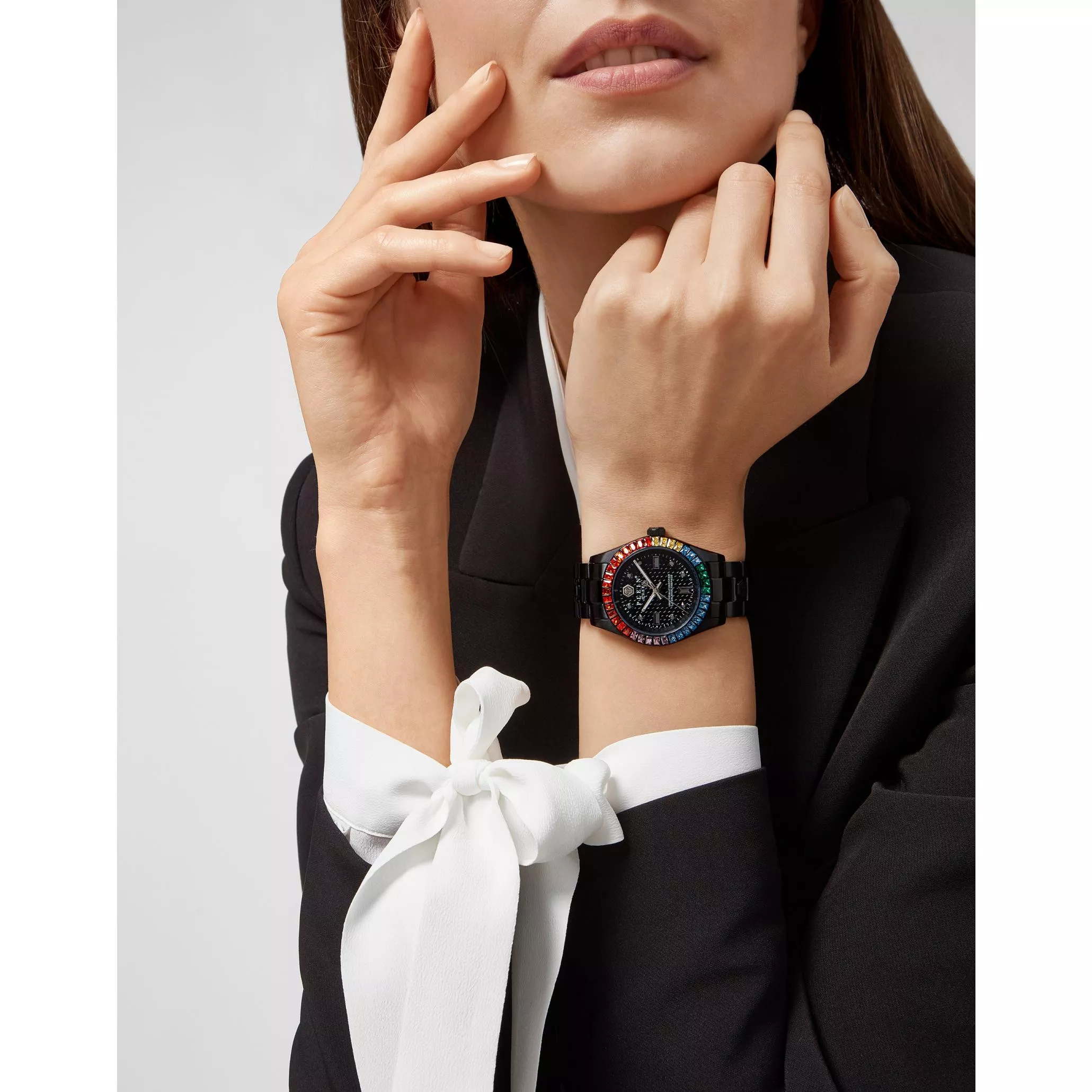 Philipp Plein Ladies Watch 36mm Queen Black Rainbow - Image 5