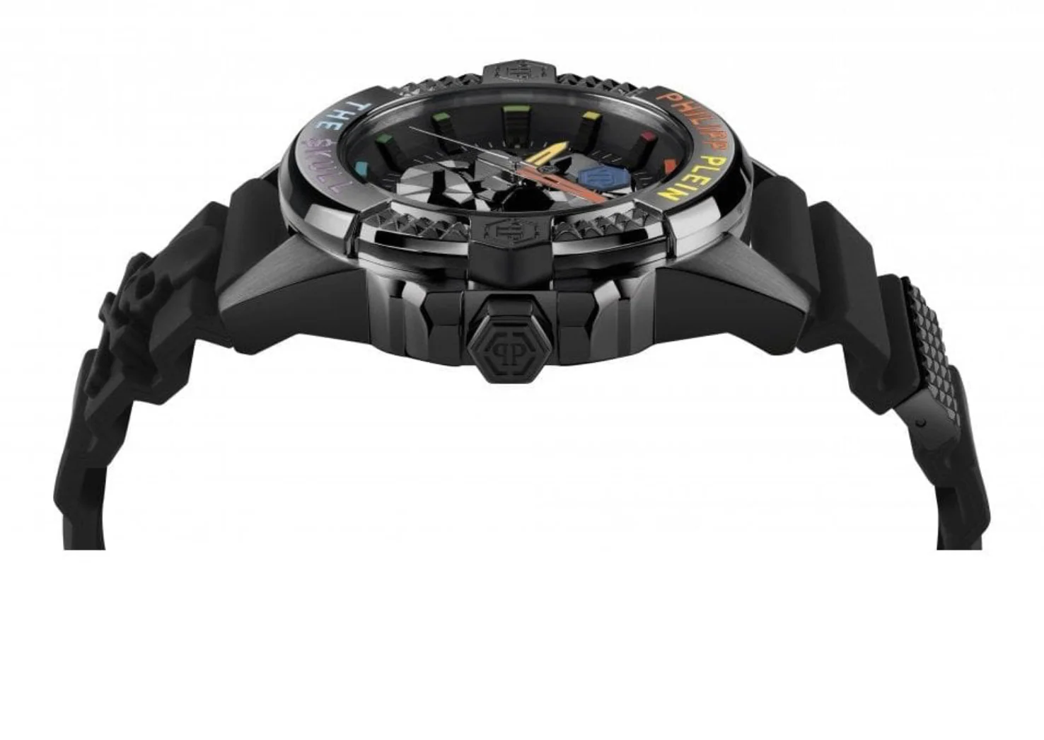 Philipp Plein Mens Watch The Skull Black Rainbow - Image 4