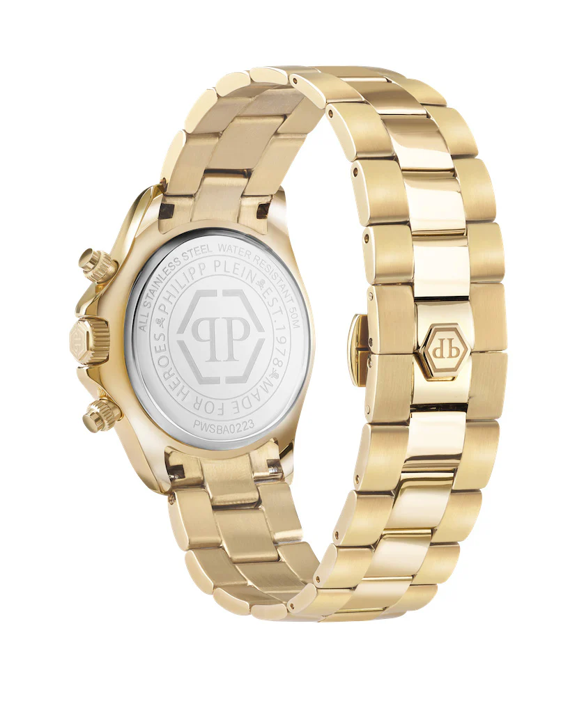 Philipp Plein Rock Couture Ladies Gold Watch - Image 2
