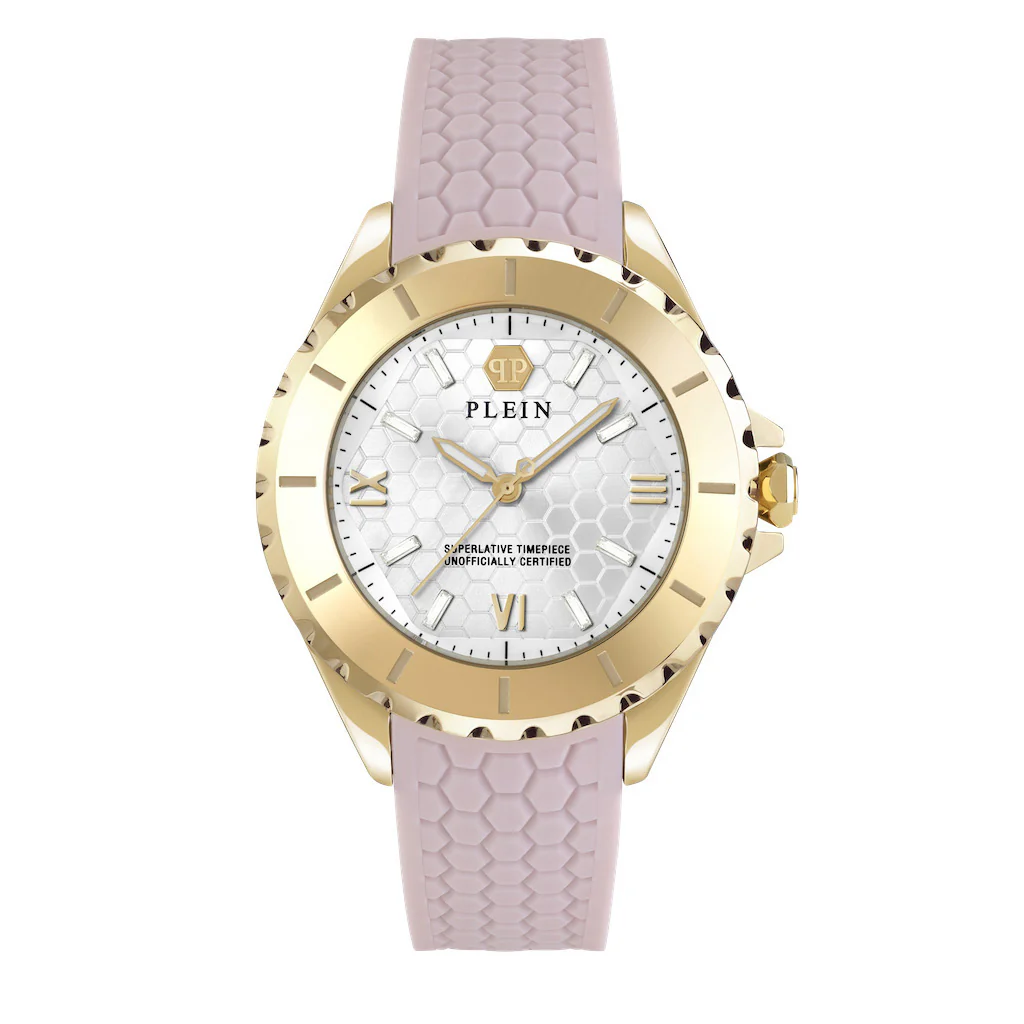 Philipp Plein Rock Couture Ladies White Watch